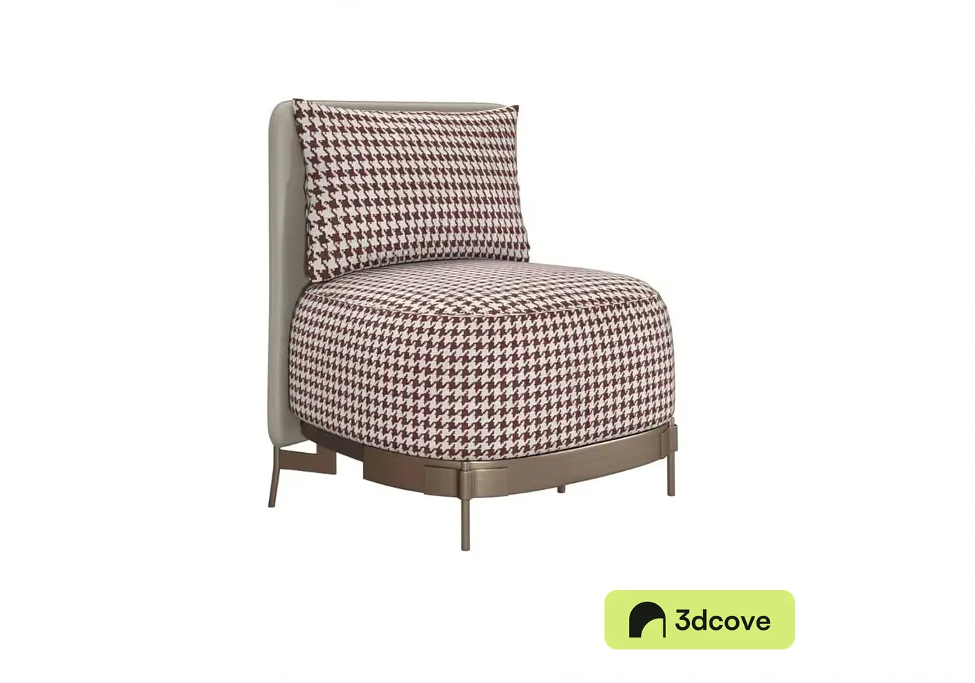 Modern Houndstooth Chair