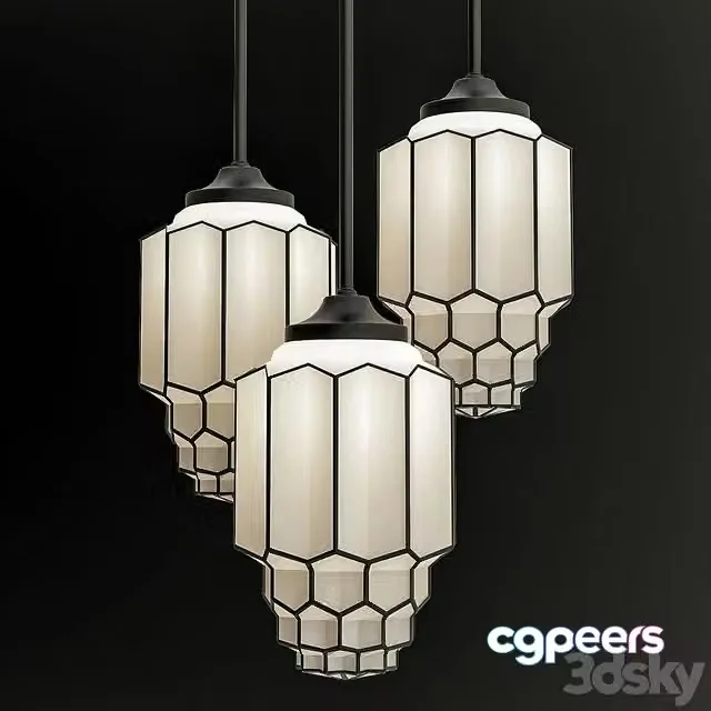 3ds Max Free – Globe pendant lamp