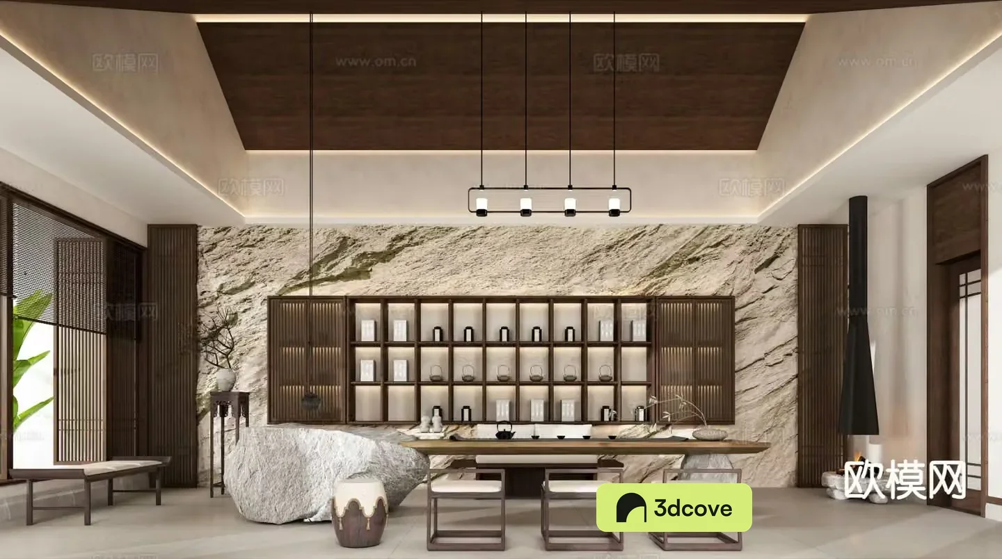 Song style Zen teahouse