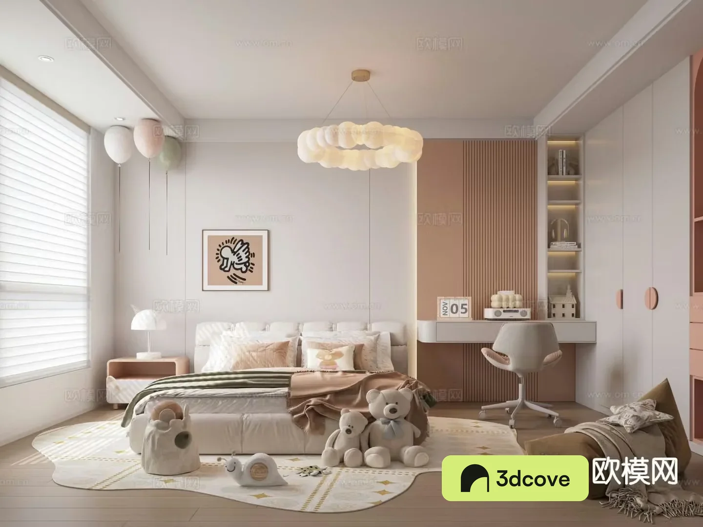 Modern bedroom second bedroom girls room