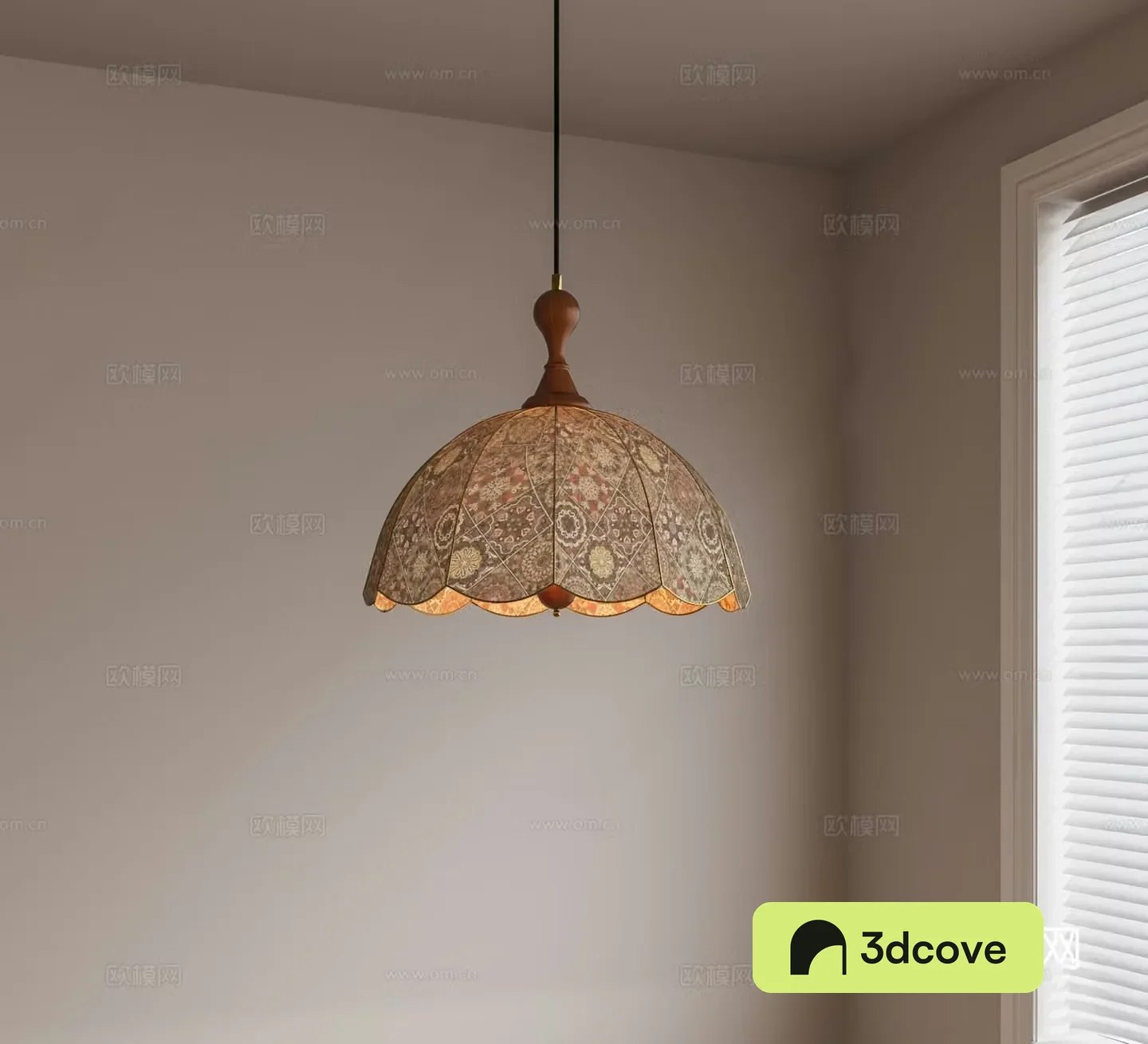 American retro chandelier