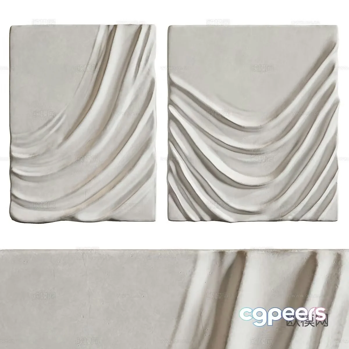 Modern wadi wall decoration pendant 3D model