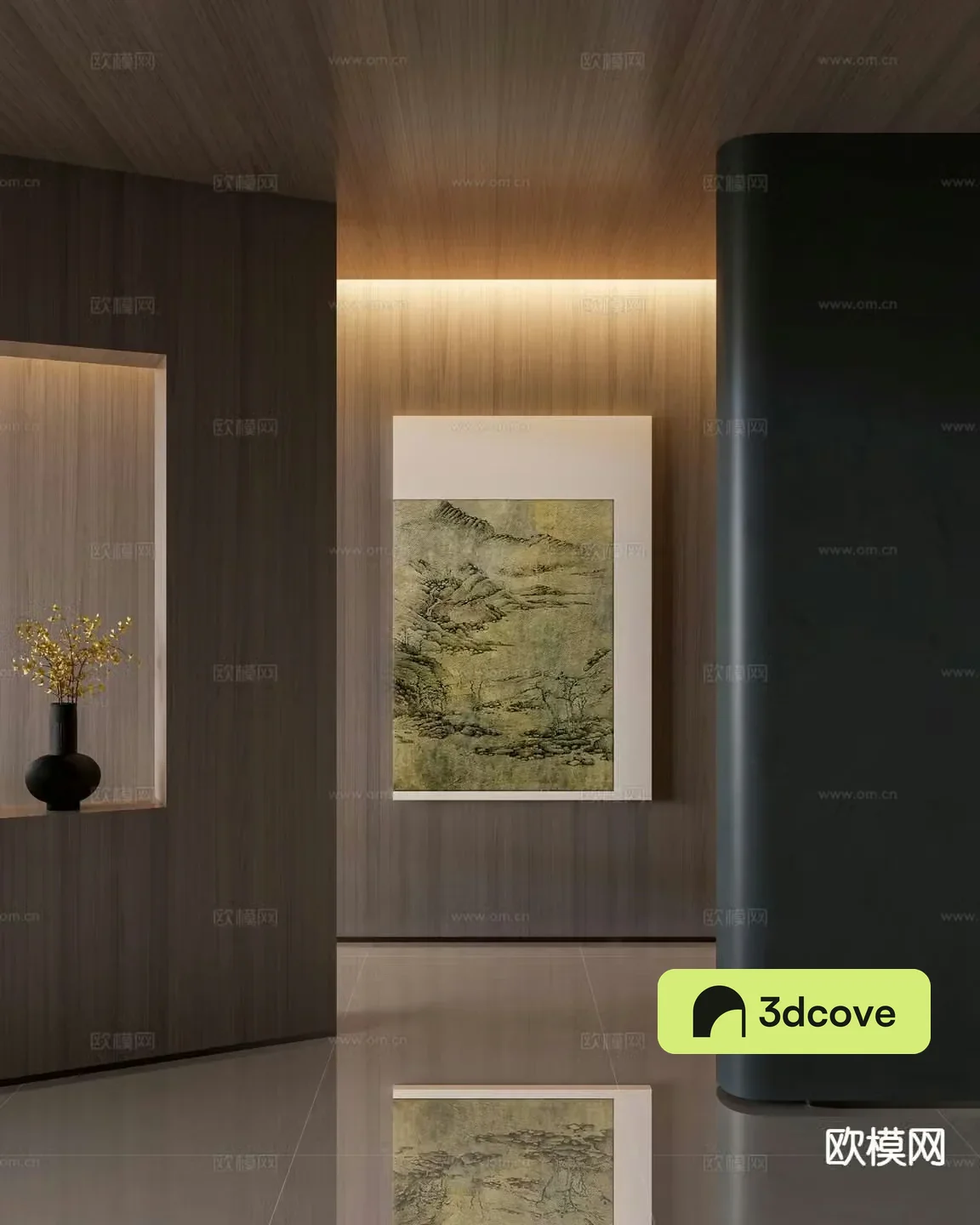 Chinese style hanging painting Zen hanging painting Chinese painting
