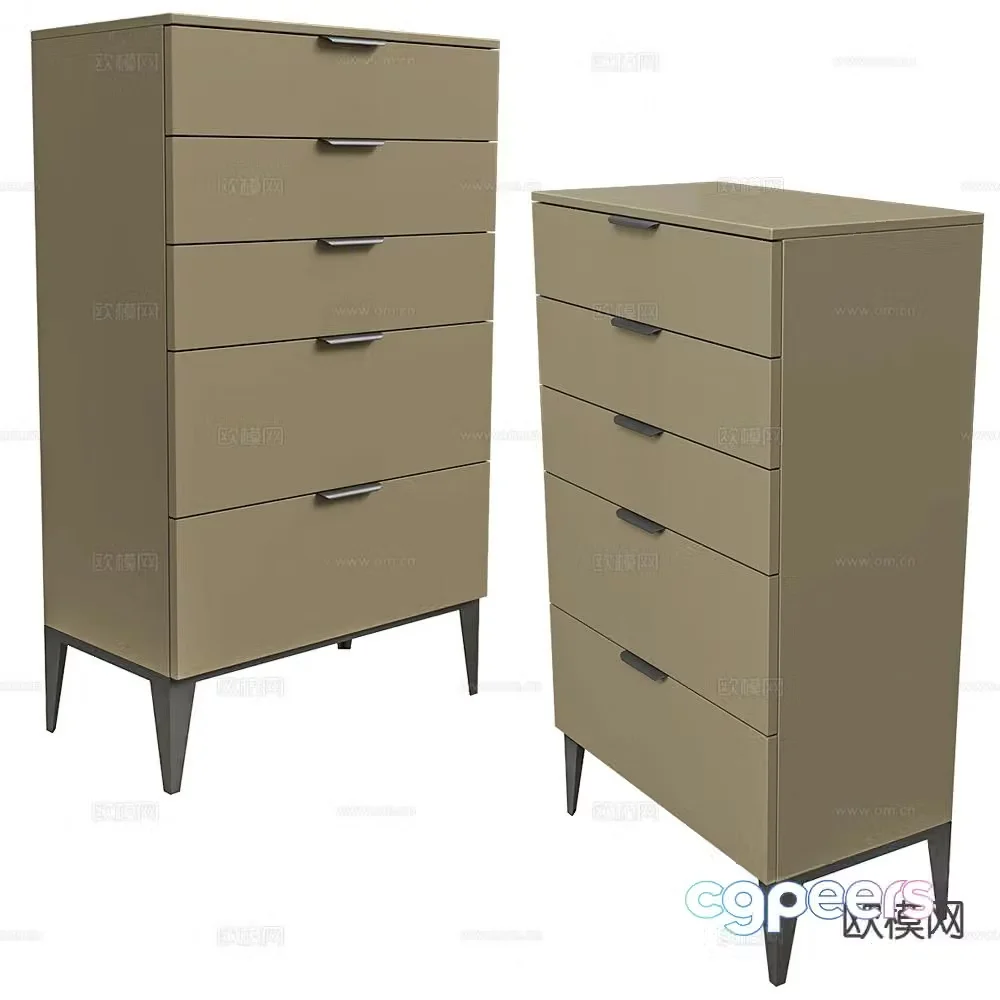 Mister modern chest of drawers 3d model