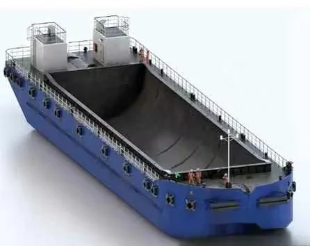 Blue Cargo Ship 3D Model – 9644 – VRAY Render