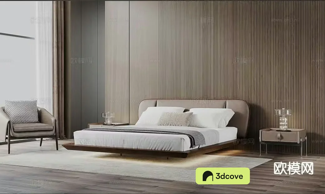Italian double bed