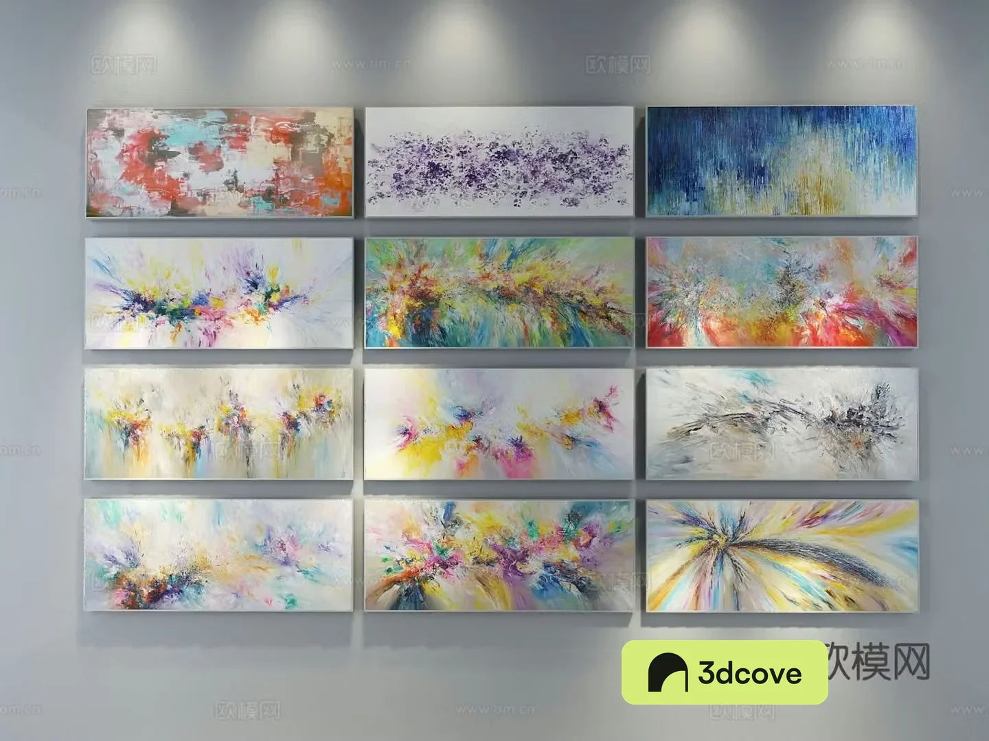 Decorative painting art painting combined hanging painting