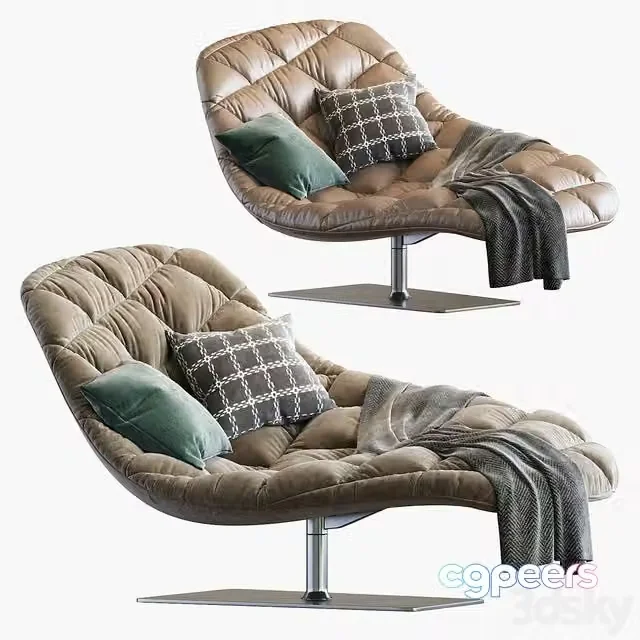 3ds Max Free – Moroso bohemian chaise longue