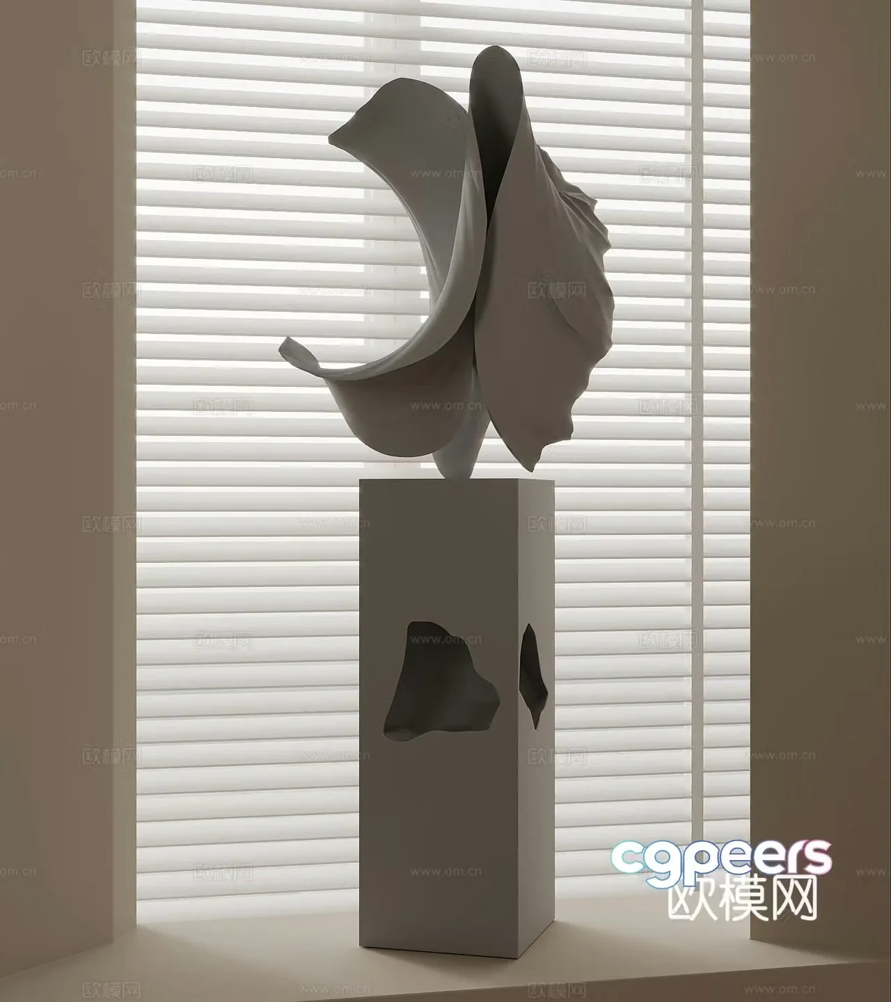Sculpture Modern Interior Sculpture Abstract Art Sculpture 3D Model