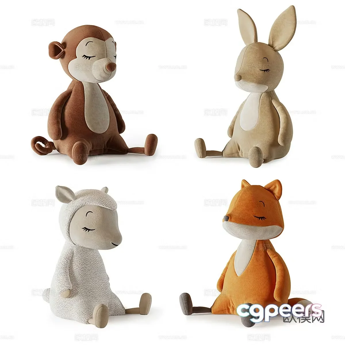 Plush toy 3d model