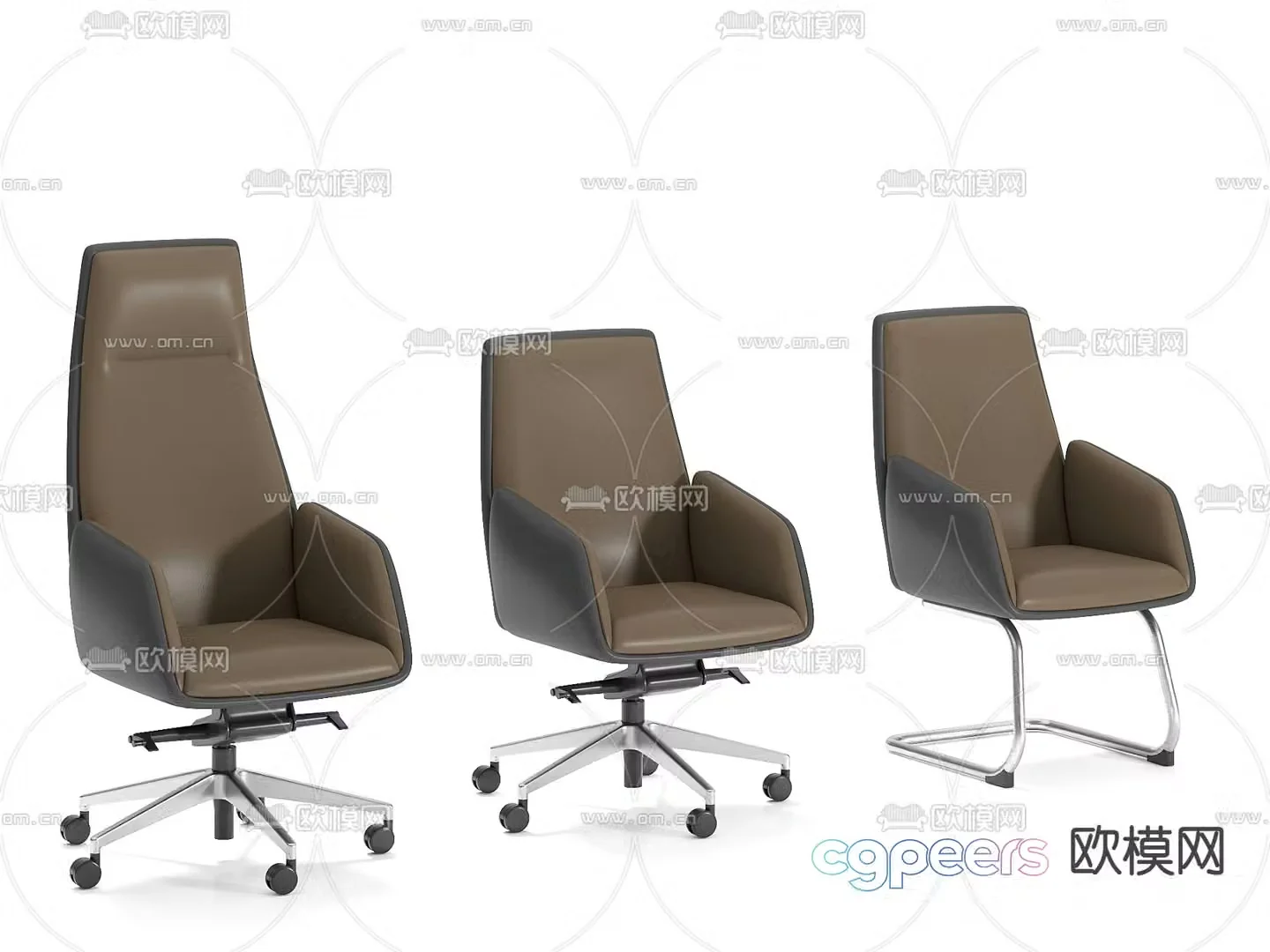 Staff chair office chair shift chair 3d model