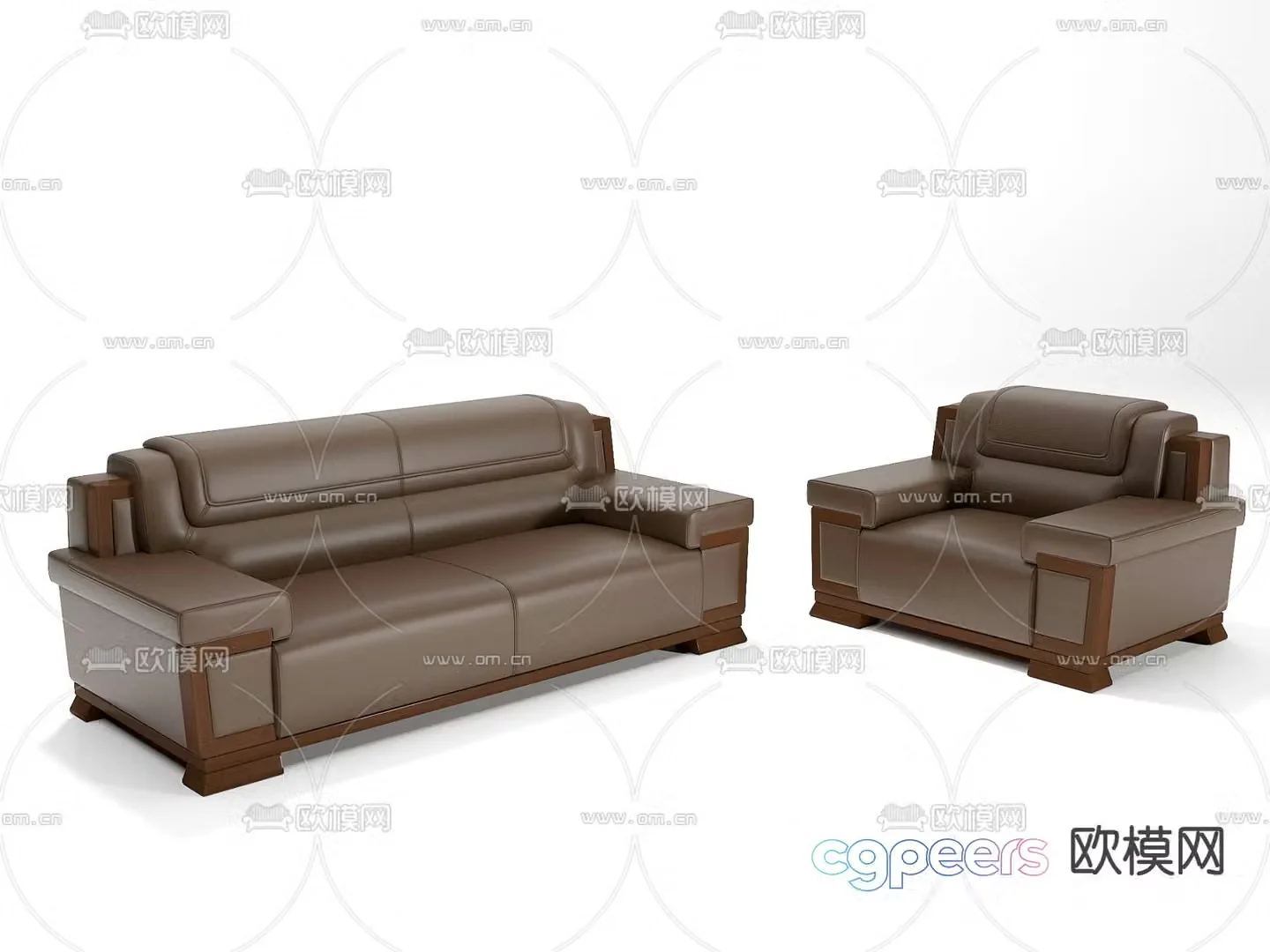 Office sofa 3d model
