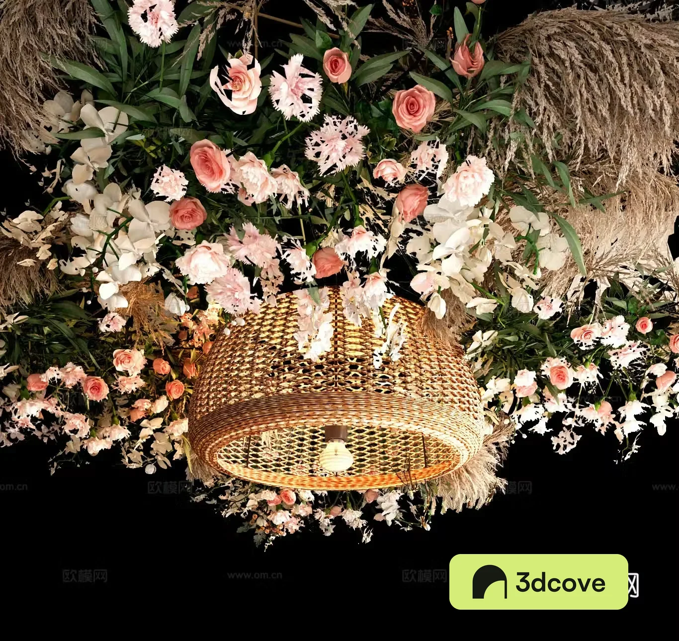 Modern floral chandeliers
