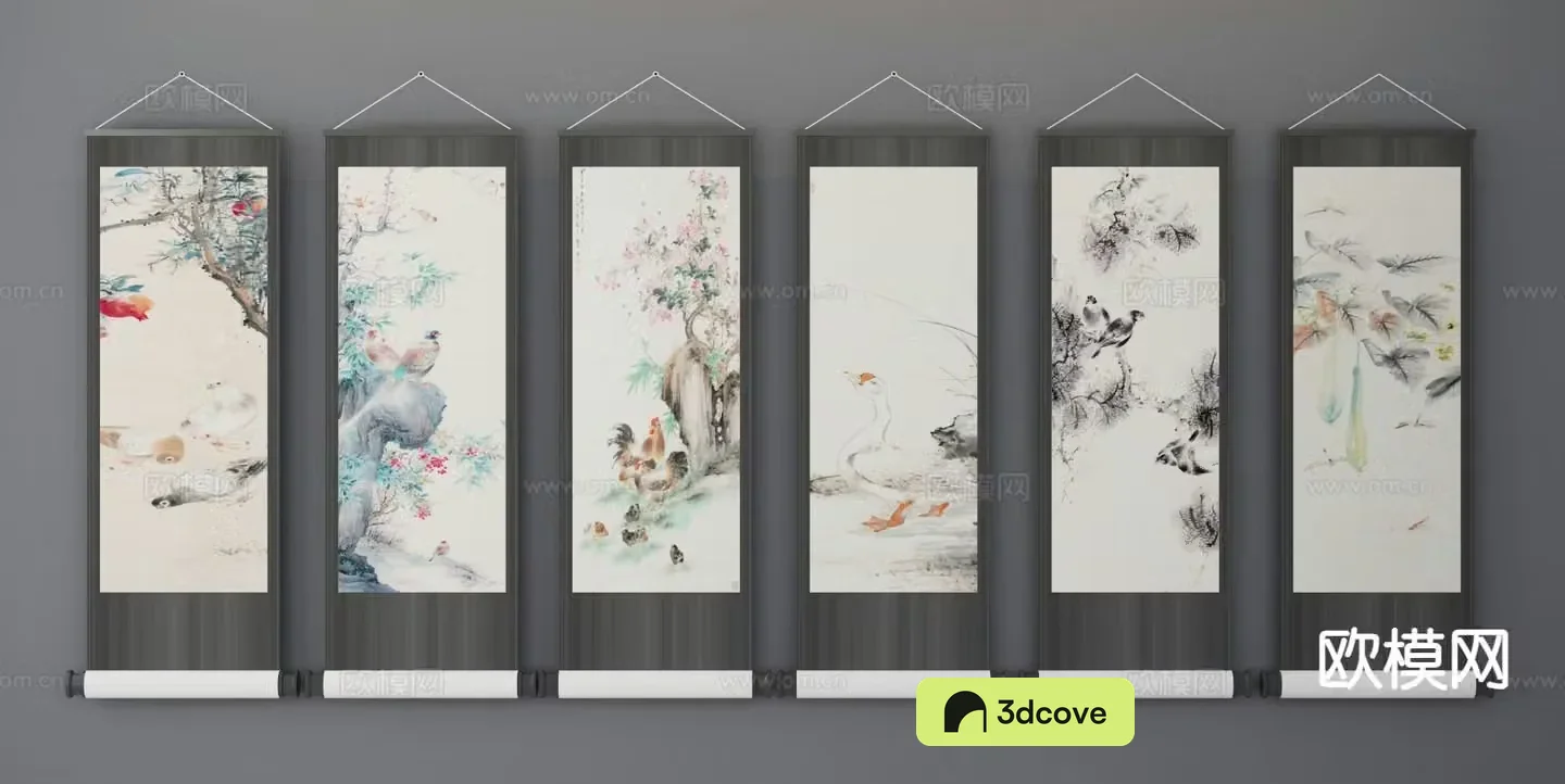New Chinese style decorative painting ink painting hanging painting