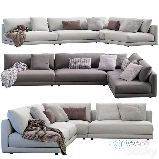 3ds Max Free – Sofa Katarina By Blanche
