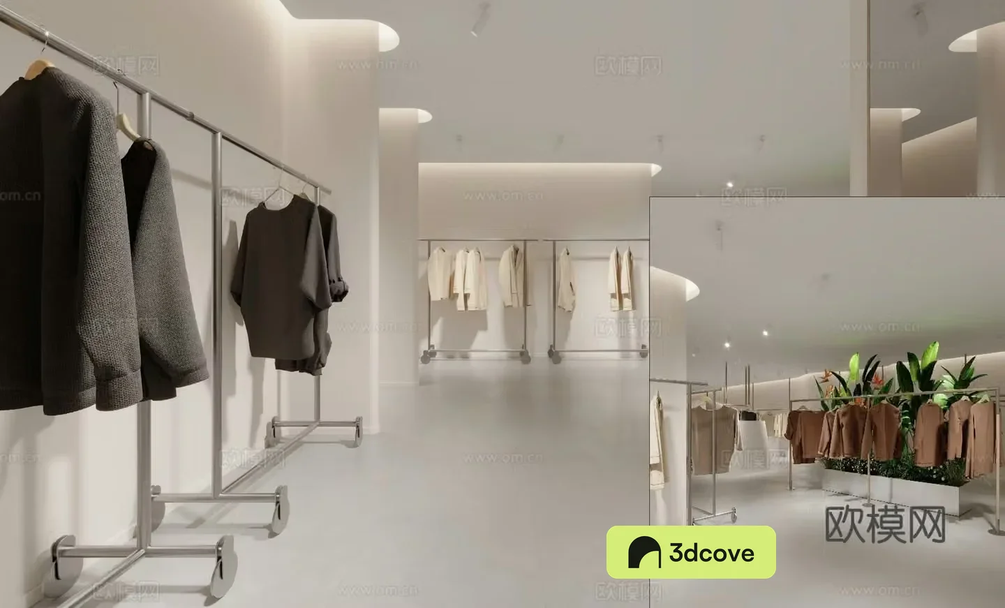 Modern women’s boutique clothing store