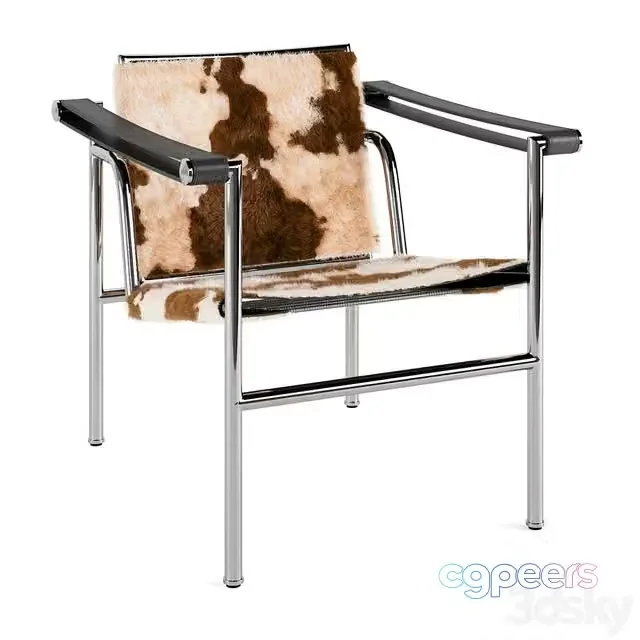 3ds Max Free – Le Corbusier LC1 Cassina Chair