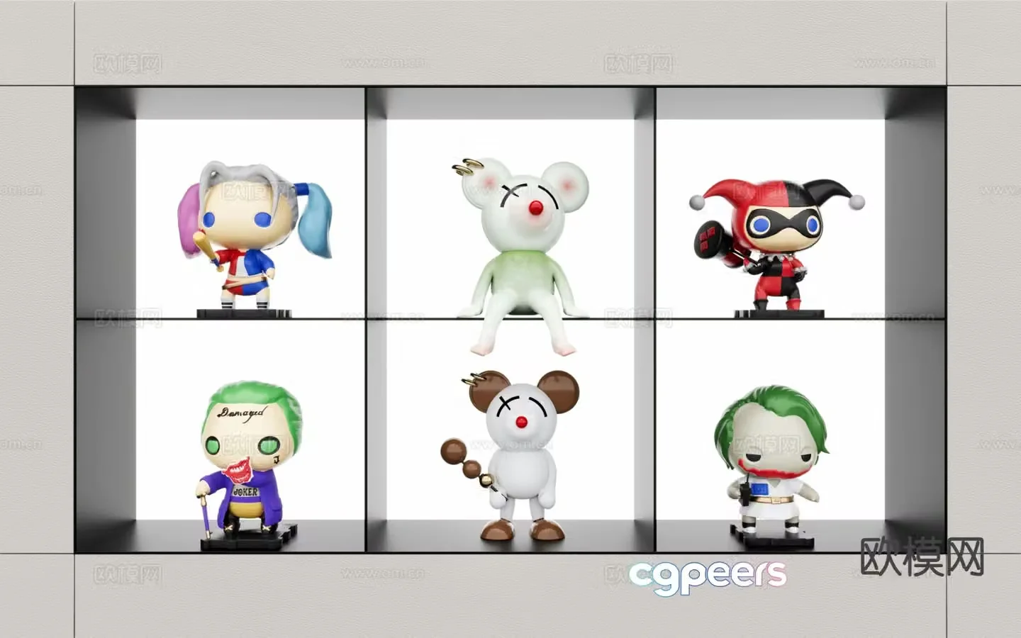 Harley Quinn Marvel Trendy 3D Model