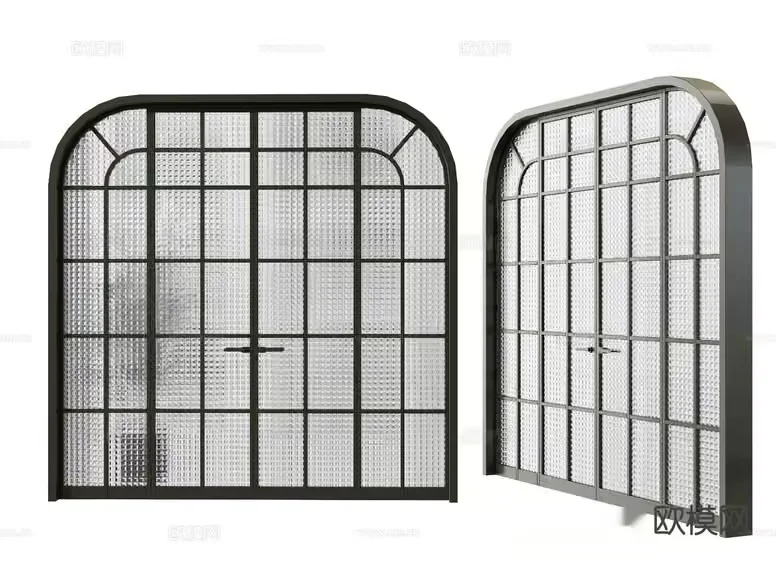 A Decorative Metal Gate 3D Model – 5917 – CORONA Render