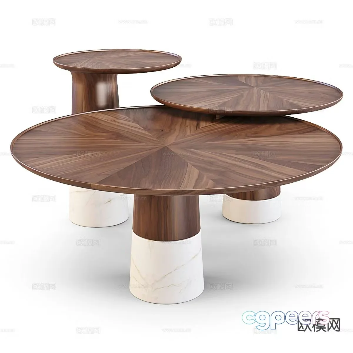 Roche Bobois medieval style coffee table combination coffee table 3D model
