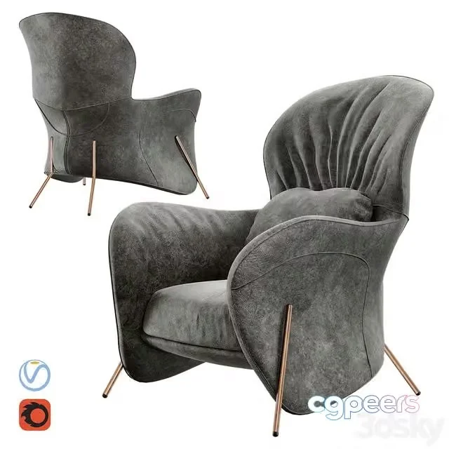 3ds Max Free – Armchair Loft Design