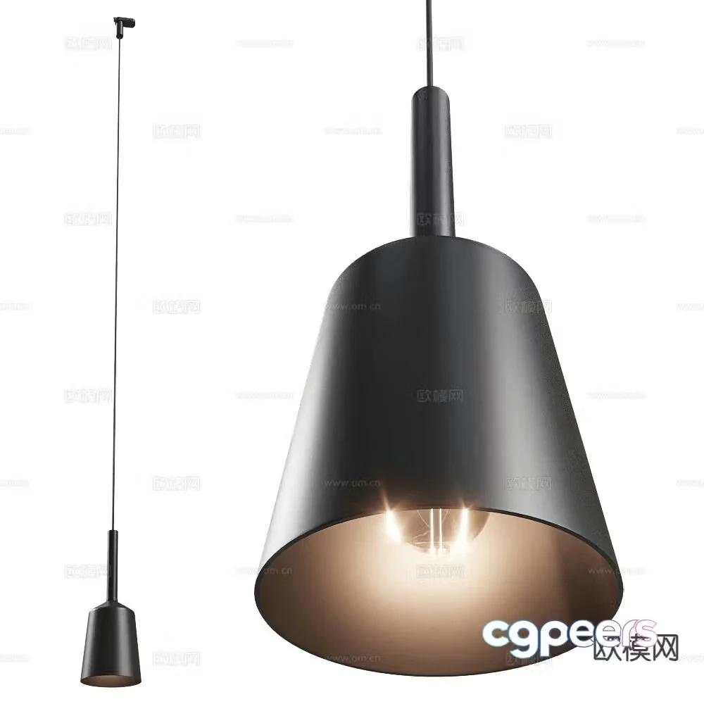 Maxlight modern chandelier 3d model