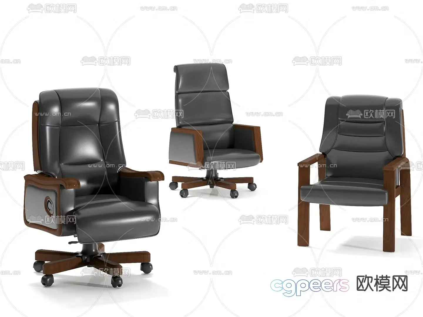 Office chair executive chair boss chair 3d model