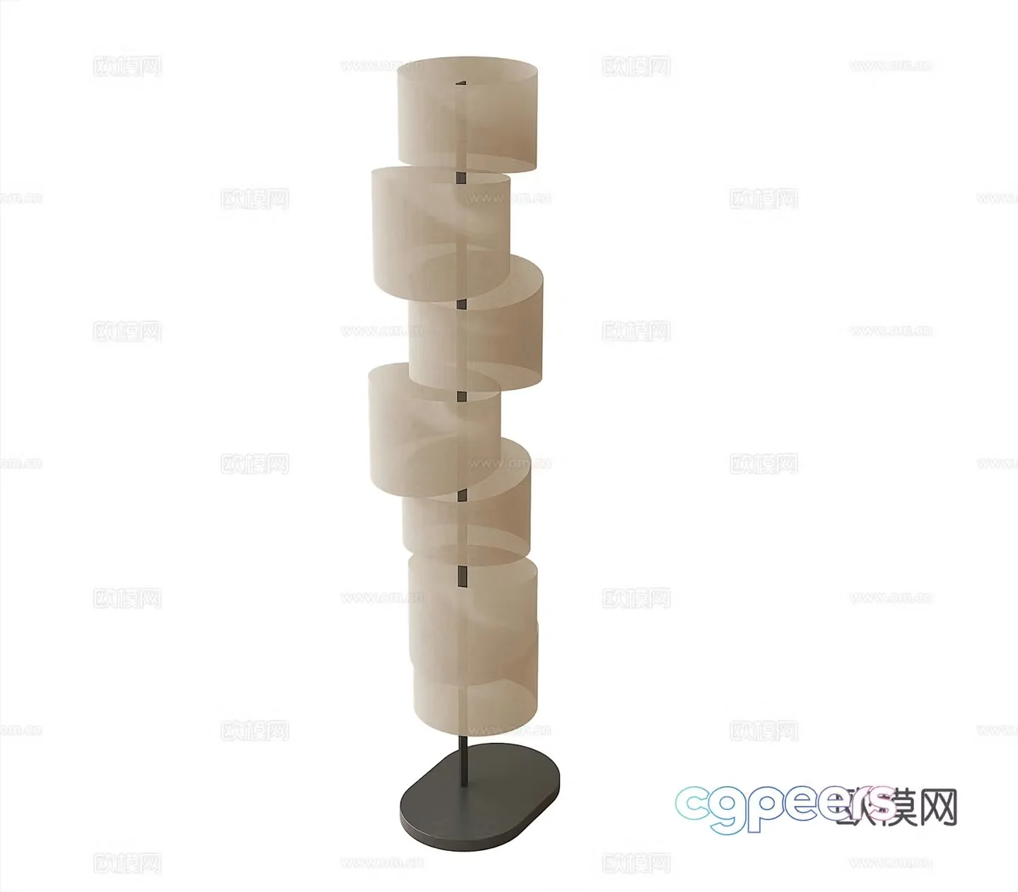 Creative floor lamp artistic floor lamp 3d model