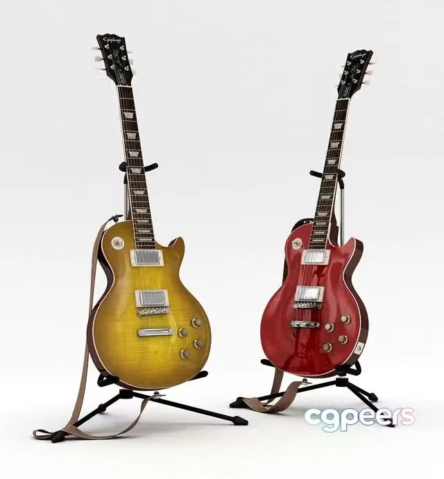3ds Max Free – Epiphone Les Paul Standard