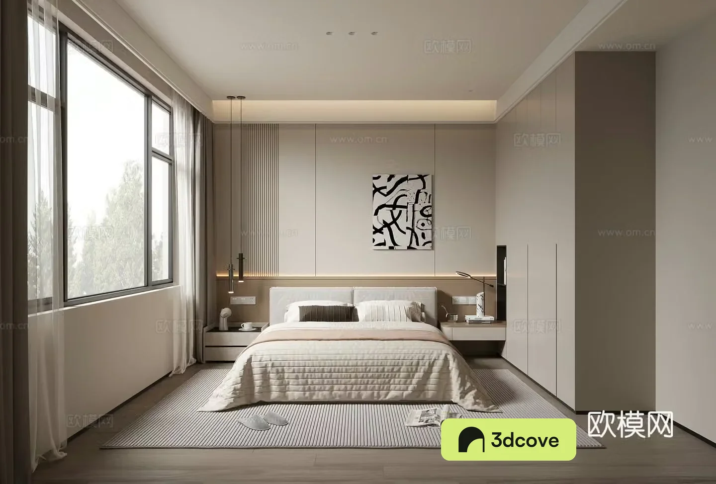 Modern bedroom