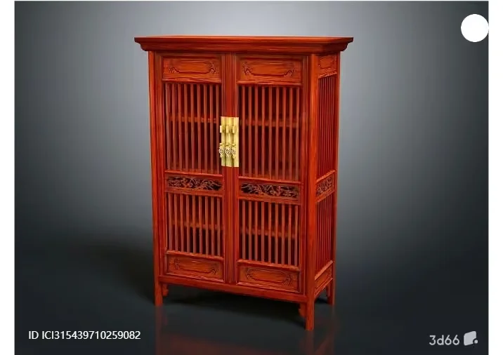 Wooden Cabinet 3D Model – 6818 – VRAY Render