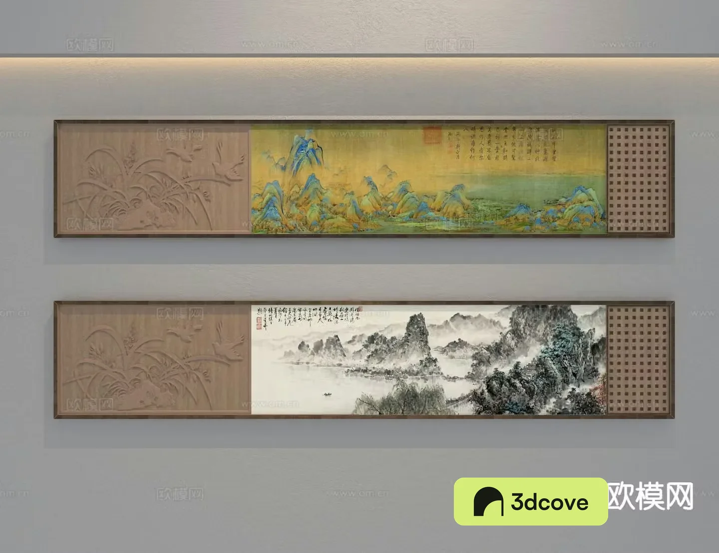 New Chinese style landscape painting decorative painting hanging painting