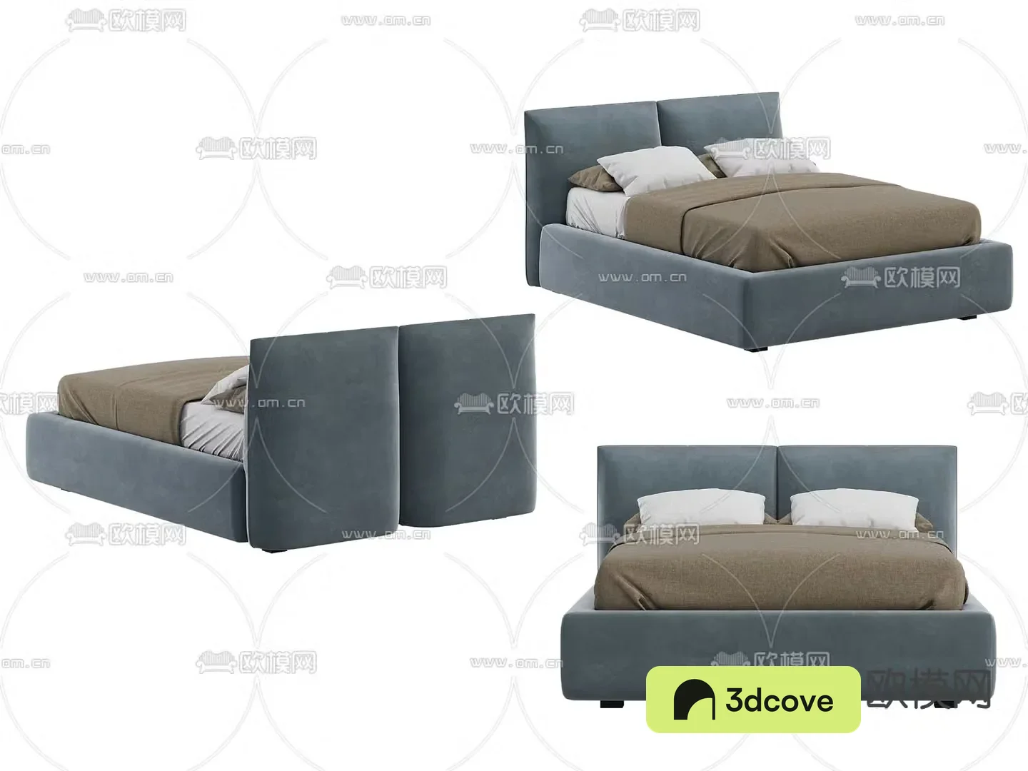 Modern double bed
