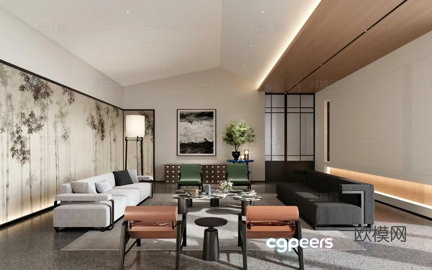 New Chinese sales office 3D model