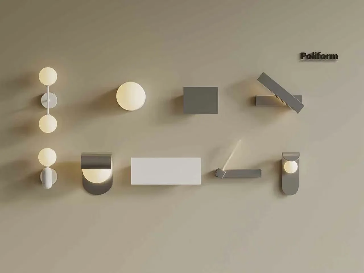 Modern Light Fixtures 3D Model – 7867 – VRAY Render