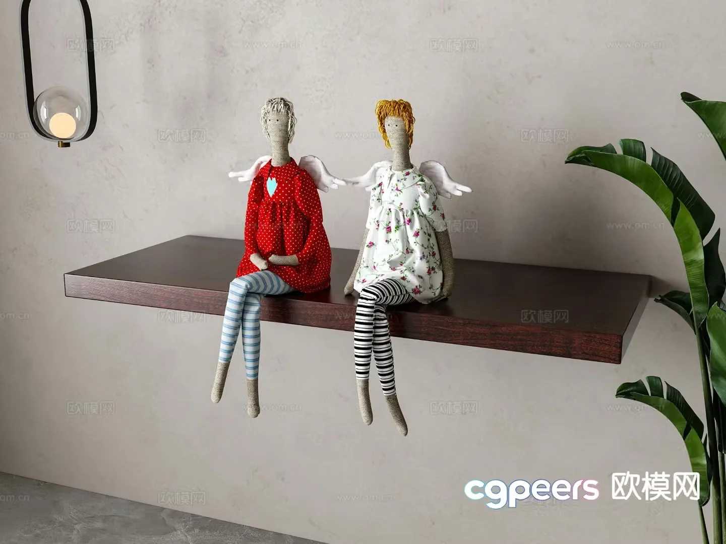 modern ragdoll toy ragdoll 3d model