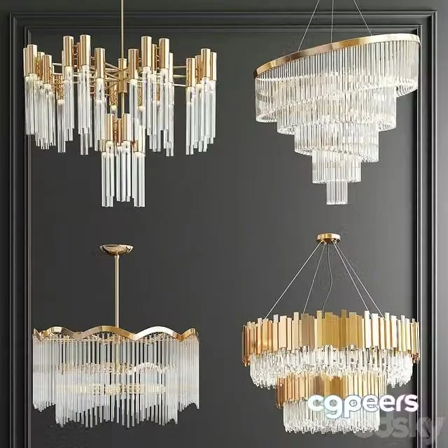 3ds Max Free – Four Exclusive Chandelier Collection_39