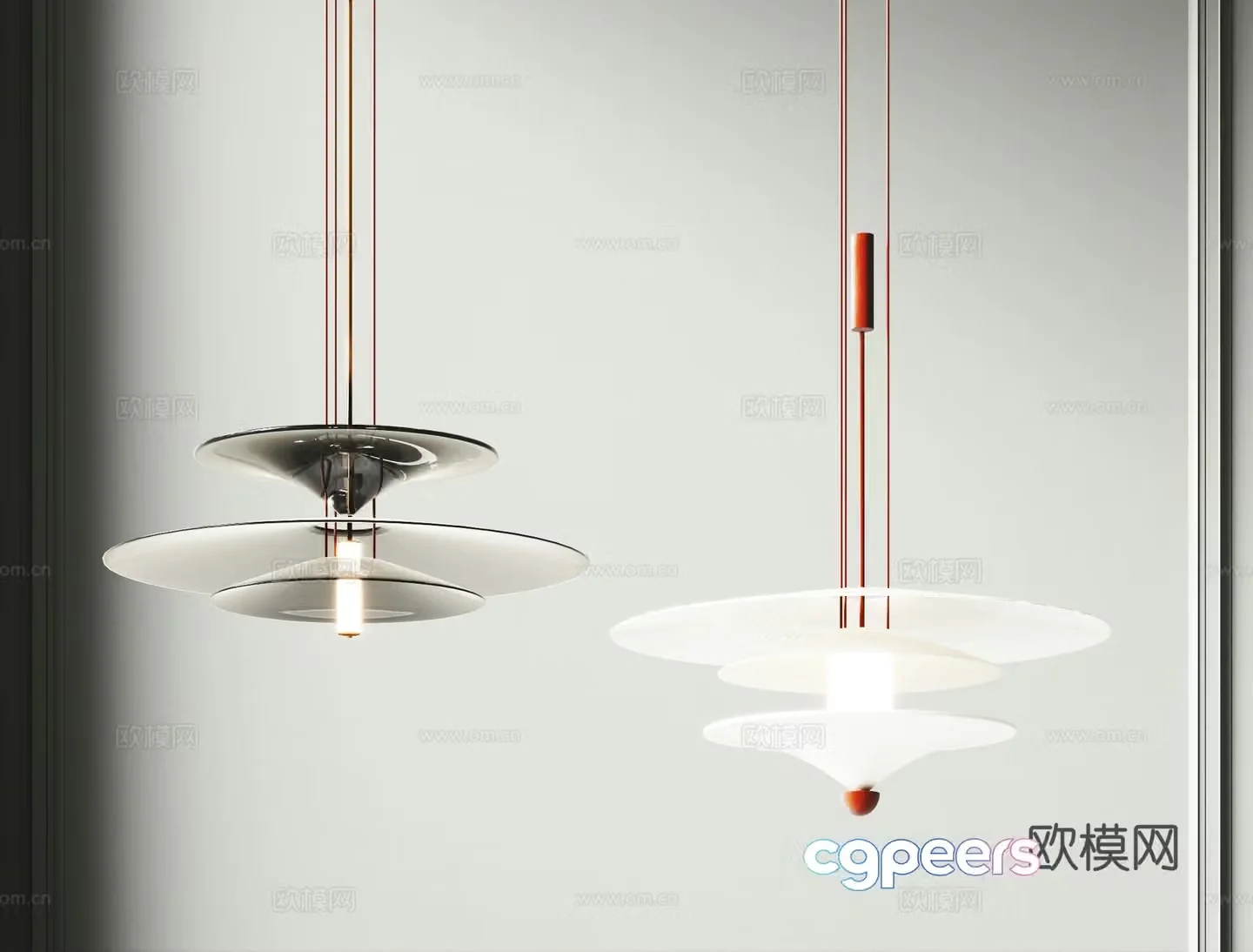 Glass Chandelier Small Chandelier Bedside Chandelier Bar Chandelier Restaurant Chandelier 3D Model