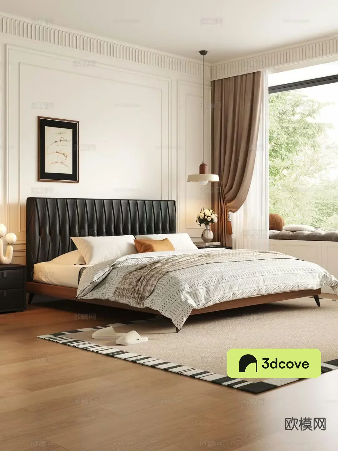 Medieval style double bed