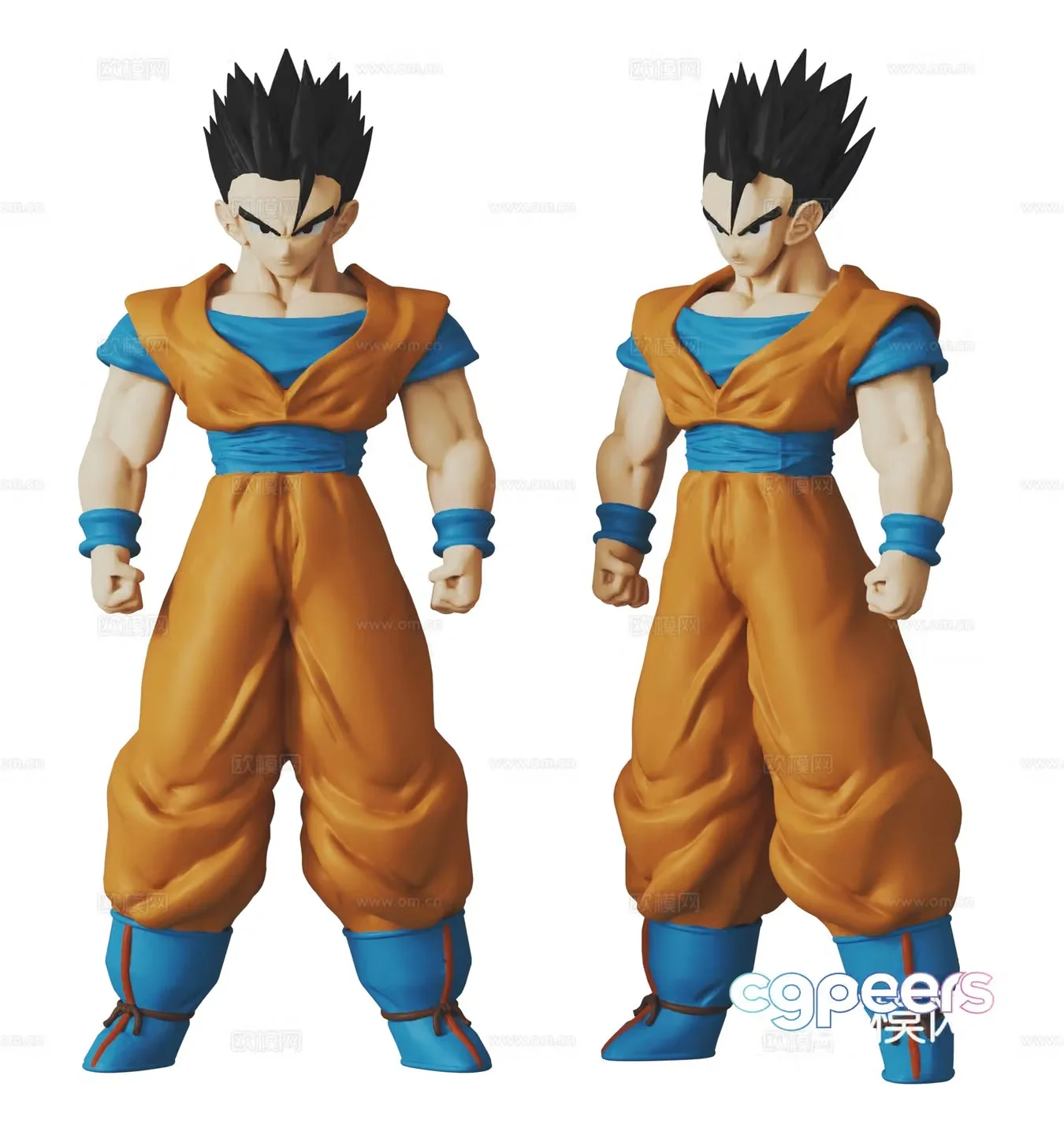 Modern Dragon Ball Figure Doll 3D Model