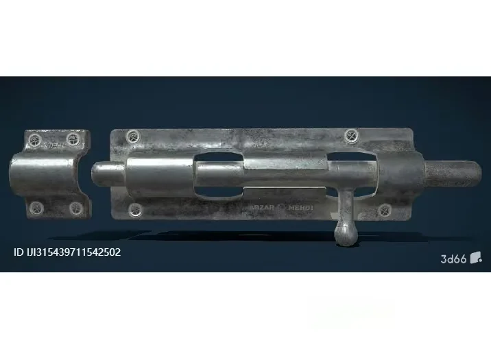 A Metal Object 3D Model – 3101 – VRAY Render