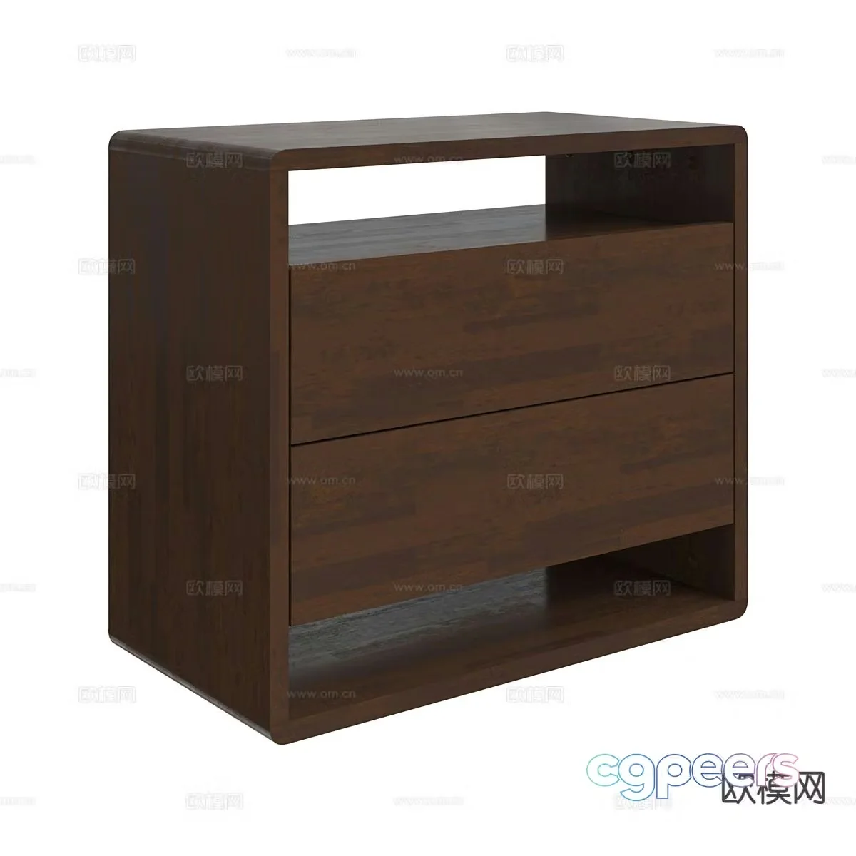 Nordic bedside table 3d model