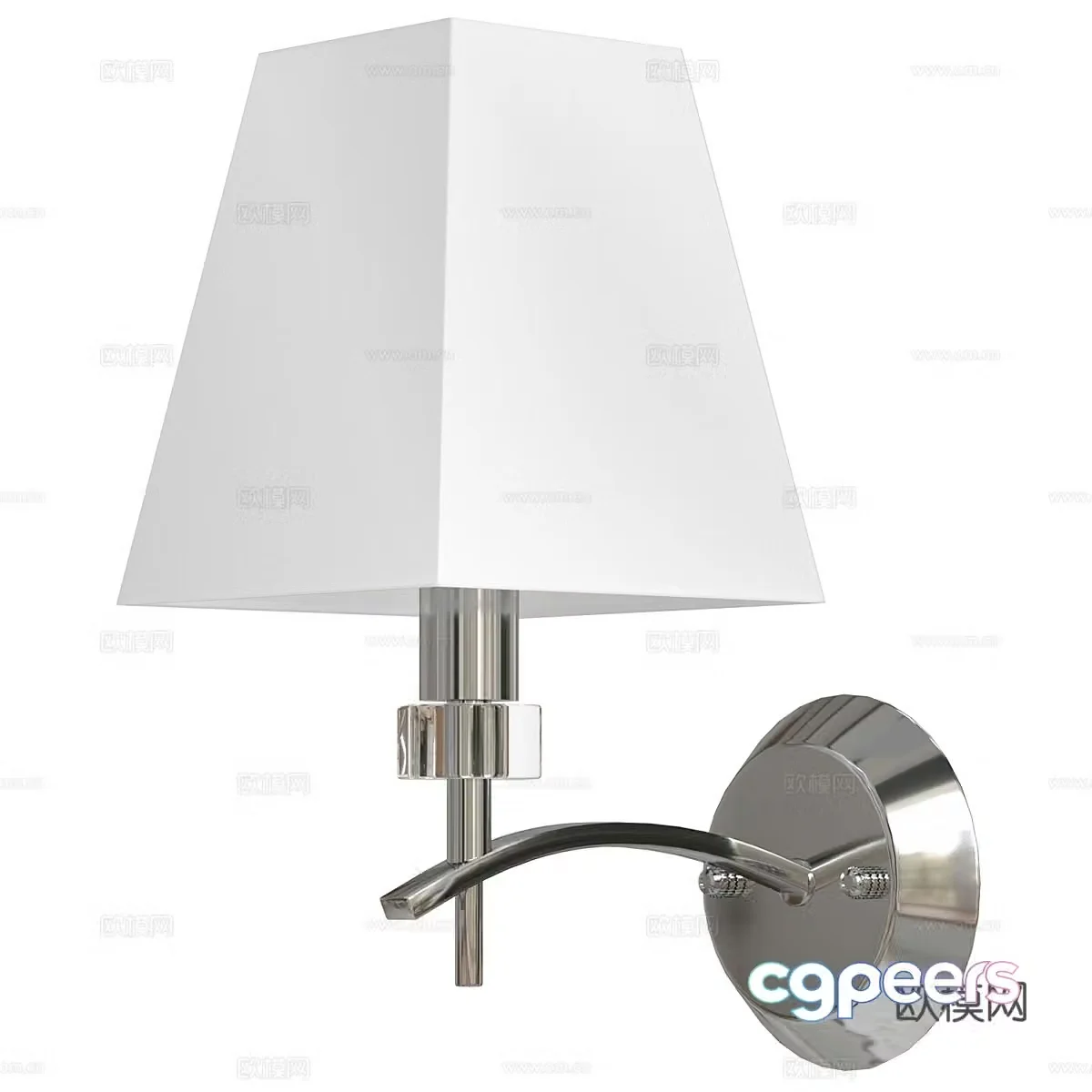 Light luxury wall lamp 3D model