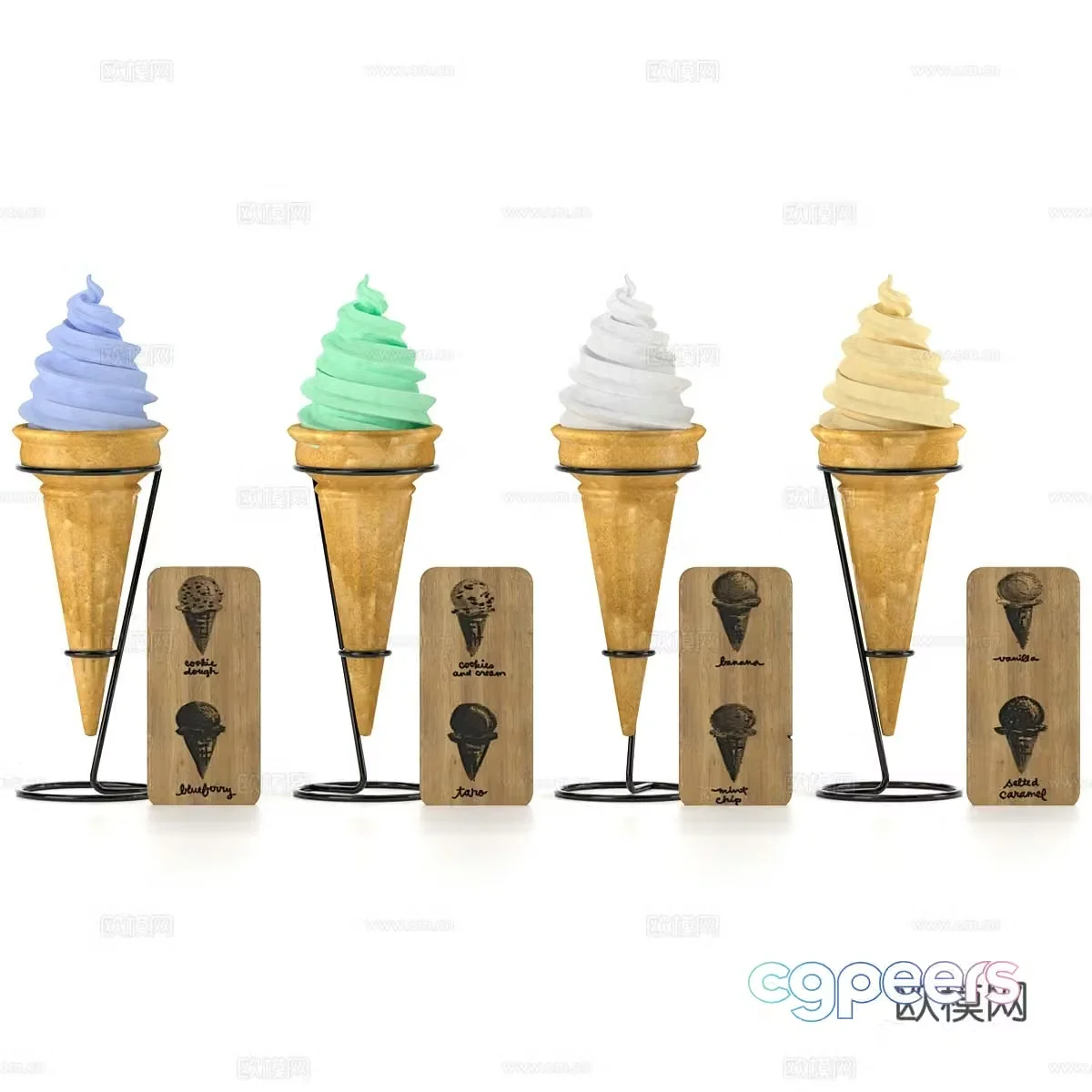 Kitchen supplies 3d model