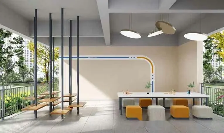 Modern Outdoor Dining Area 3D Model – 12981 – VRAY Render