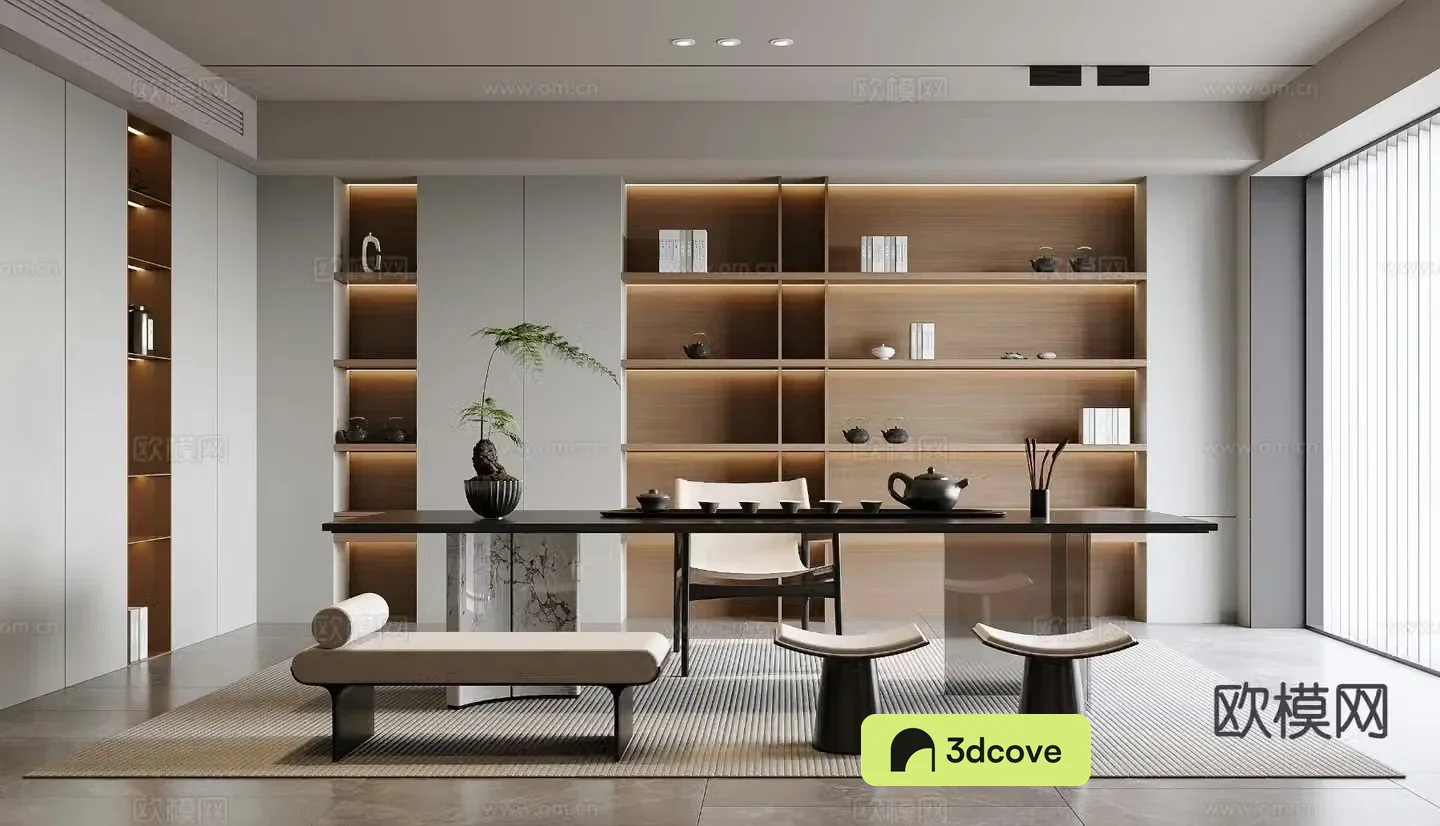 New Chinese tea room