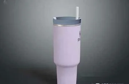A Pink Tumbler 3D Model – 9133 – VRAY Render