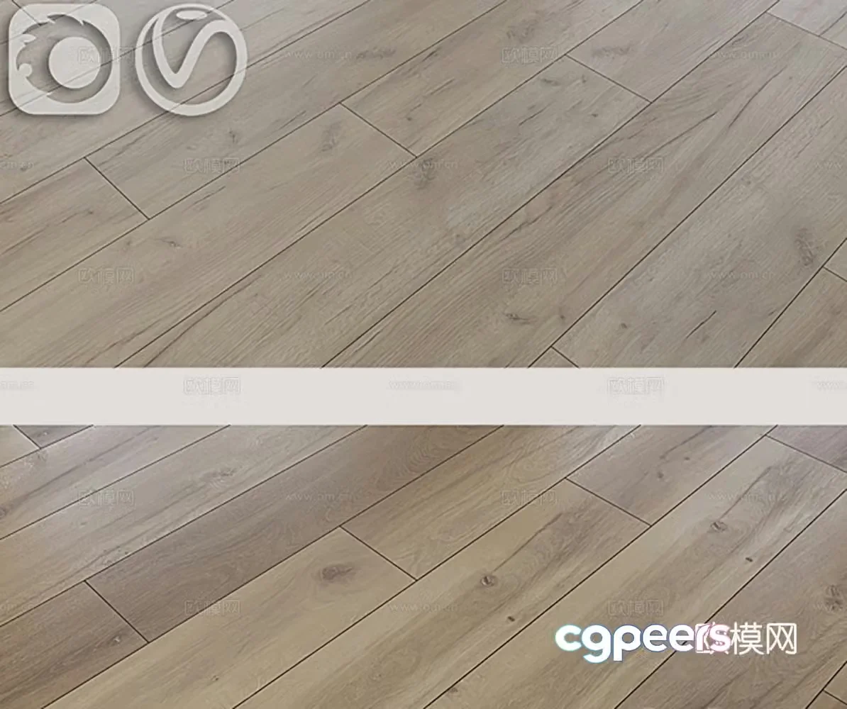 Original wood floor wood floor 3d model