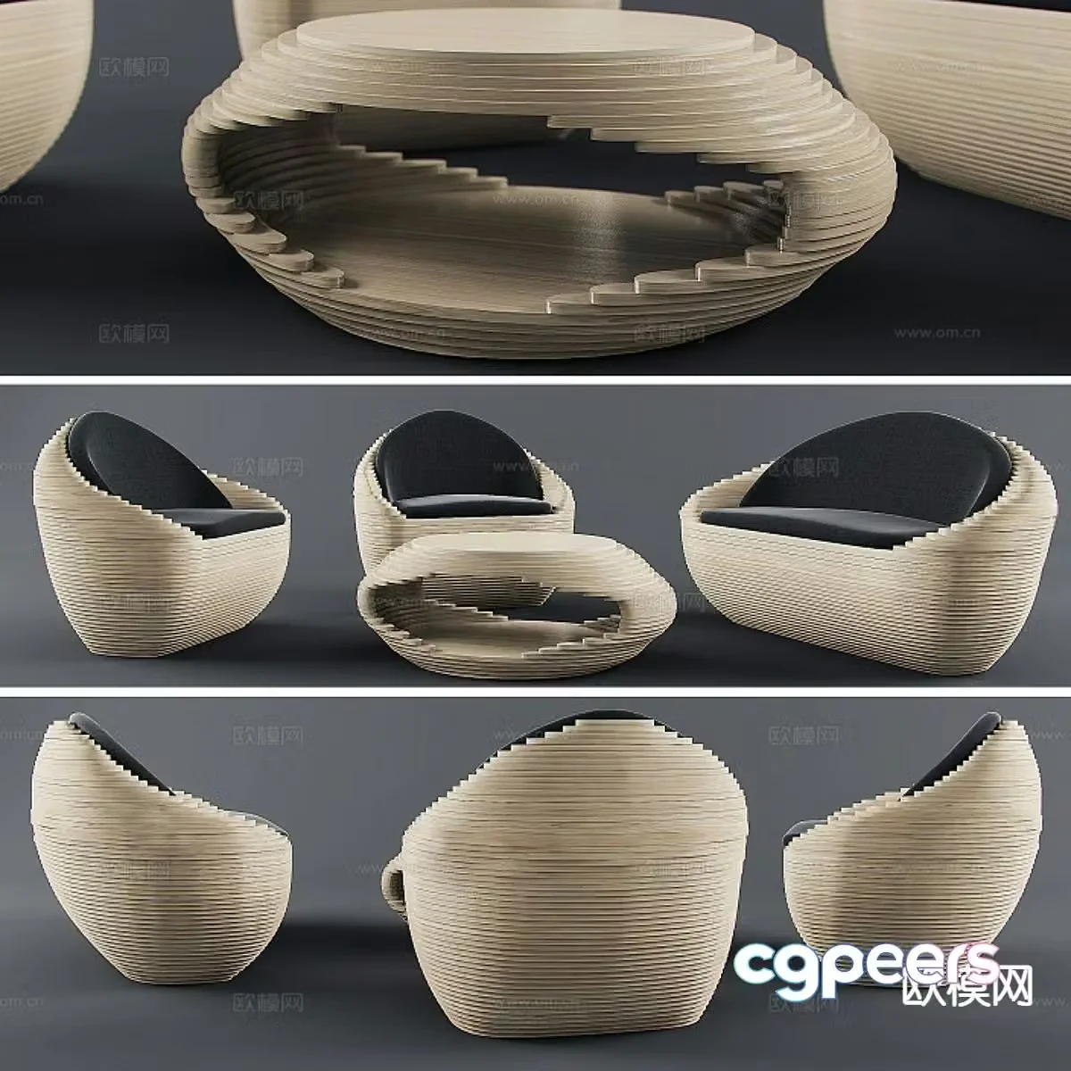 outdoor sofa 3d model