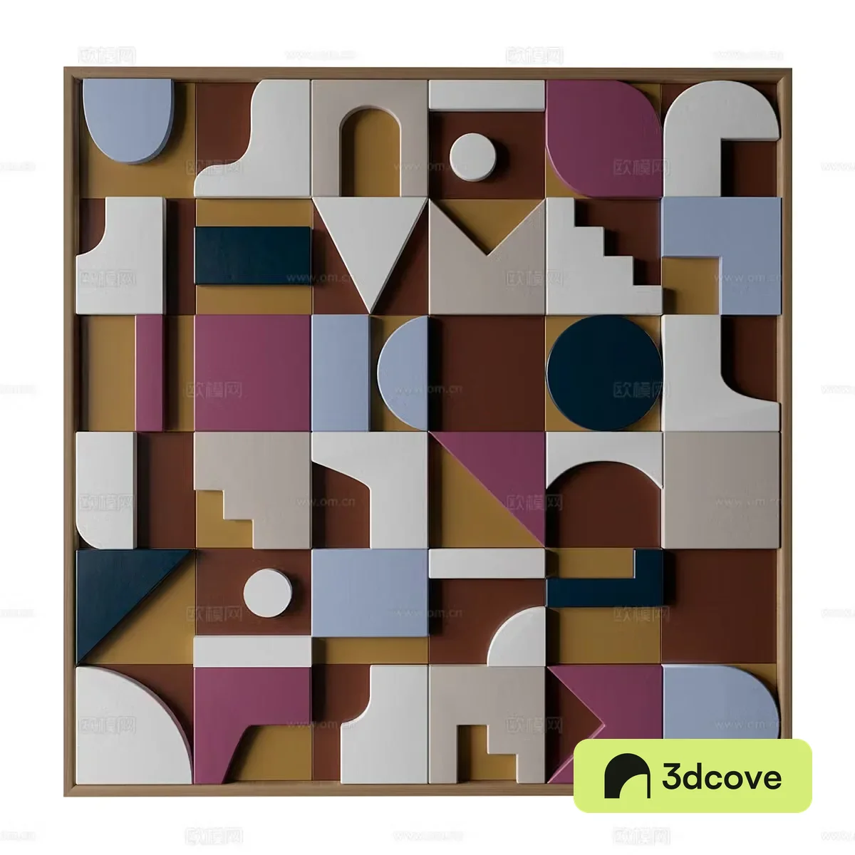 Modern abstract hanging painting